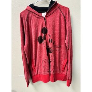 Disney Men's Mickey Hoodie Size XL‎ Red